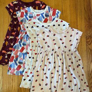 4 Old Navy short-sleeve dresses size 4
